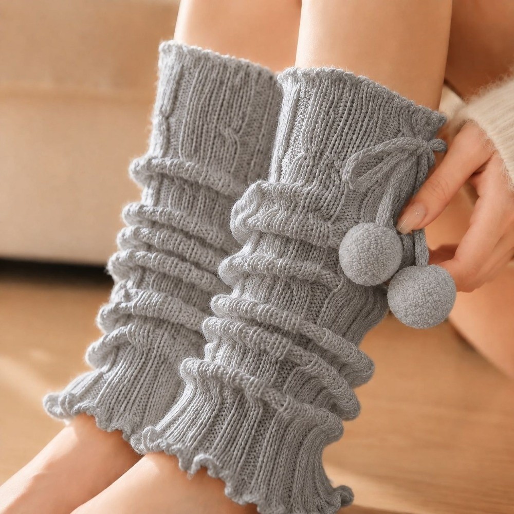 Knitted Knit Leg Warmers Cable - Boot Sock Slouchy 评论和价格