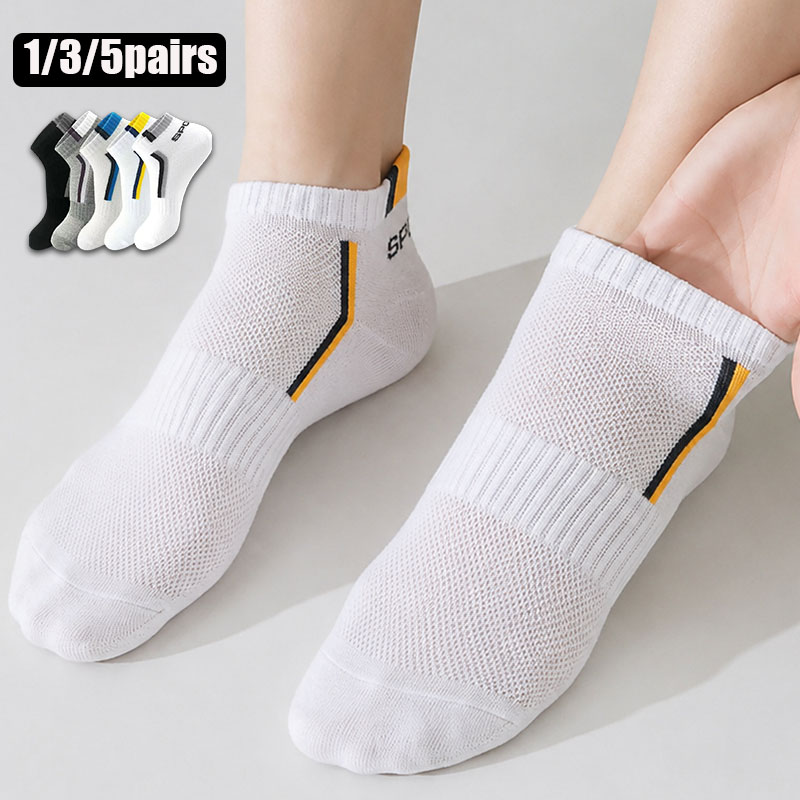 1/3/5Pairs Unisex Sports Ankle - Ankle Sock Low Cut 评论和价格