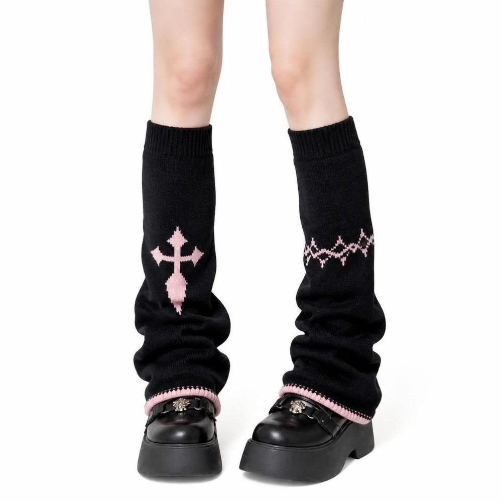 Alt Style Asymmetric Knit Leg  - Boot Sock Slouchy 评论和价格