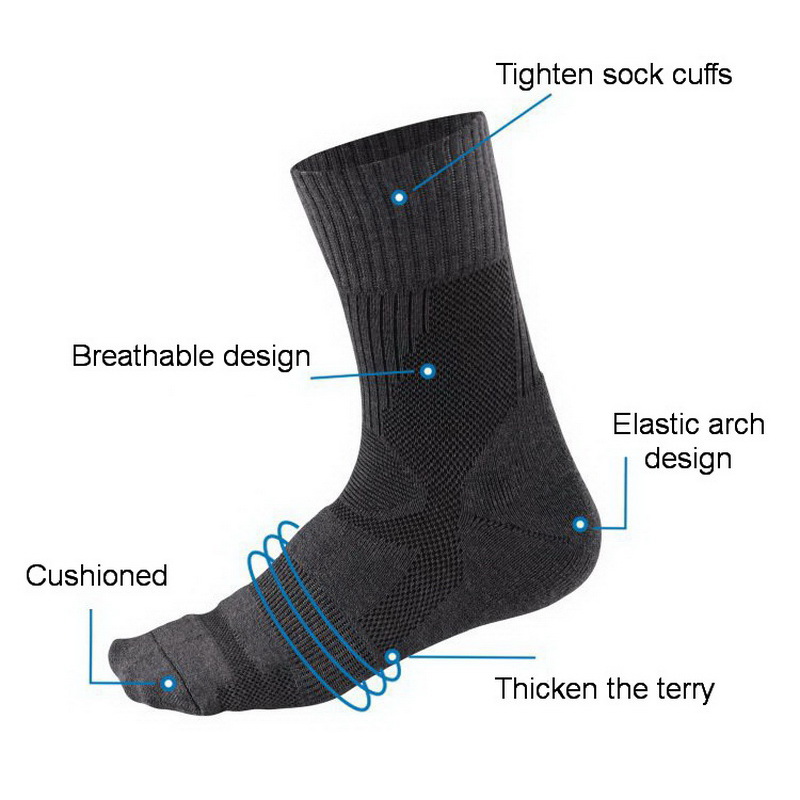 1 Pair Merino Wool Sock Winter - Wool Hiking Sock 评论和价格