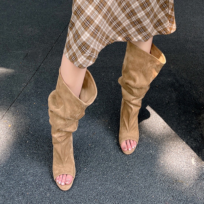 AIYKAZYSDL Strange Wedge Heel  - Boot Sock Slouchy 评论和价格
