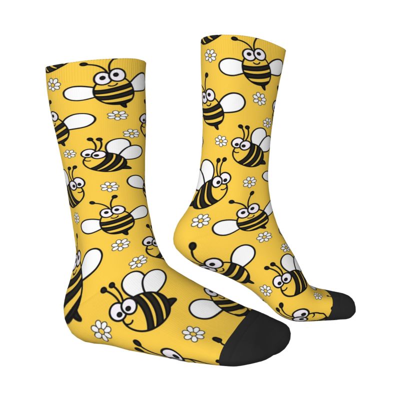 Custom Cute Little Bees Men's  - Dress Sock Men 评论和价格