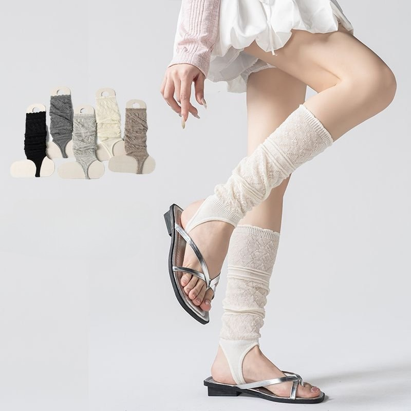 1 Pair Ins Aesthetic Retro Hol - Boot Sock Slouchy 评论和价格