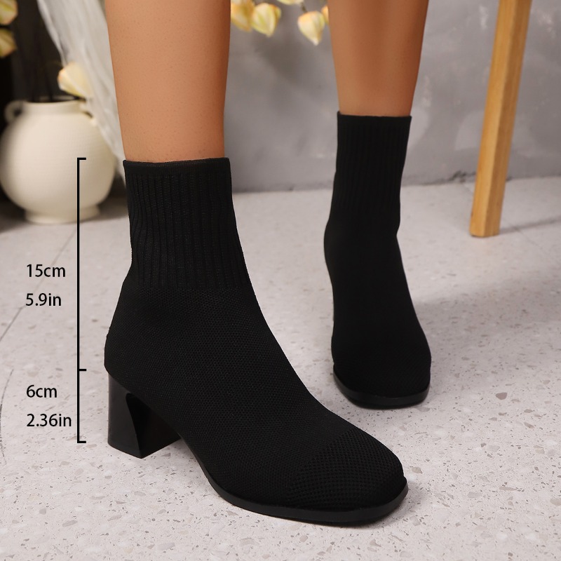 Women's Ankle Boots Knitted He - No Show Sock Women 评论和价格