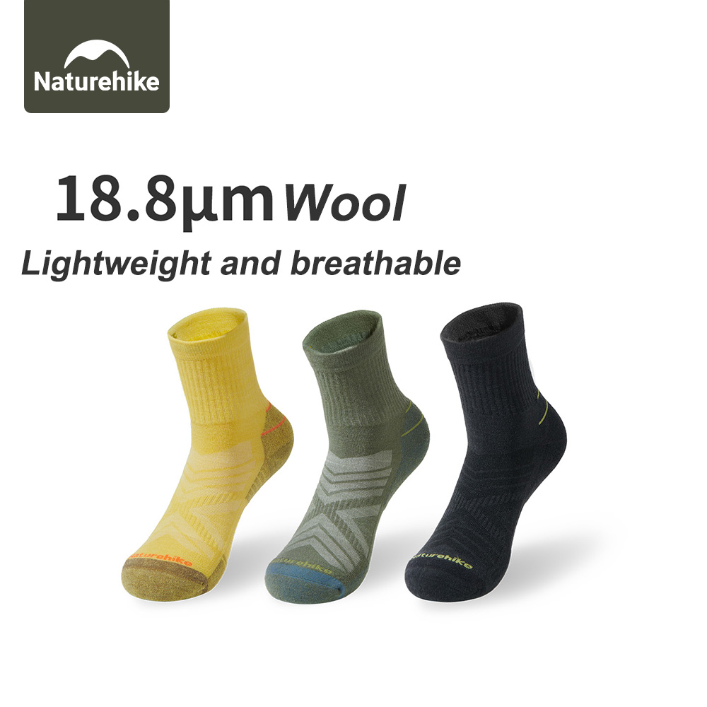 Naturehike Sport Socks Man Soc - Wool Hiking Sock 评论和价格