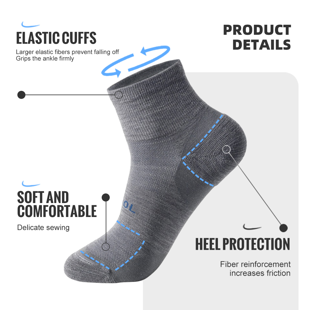 WRELS Merino Wool Socks Compre - Wool Hiking Sock 评论和价格
