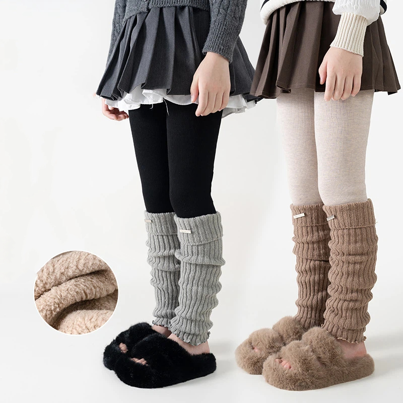 Kids Thermal Thickened Legging - Boot Sock Slouchy 评论和价格