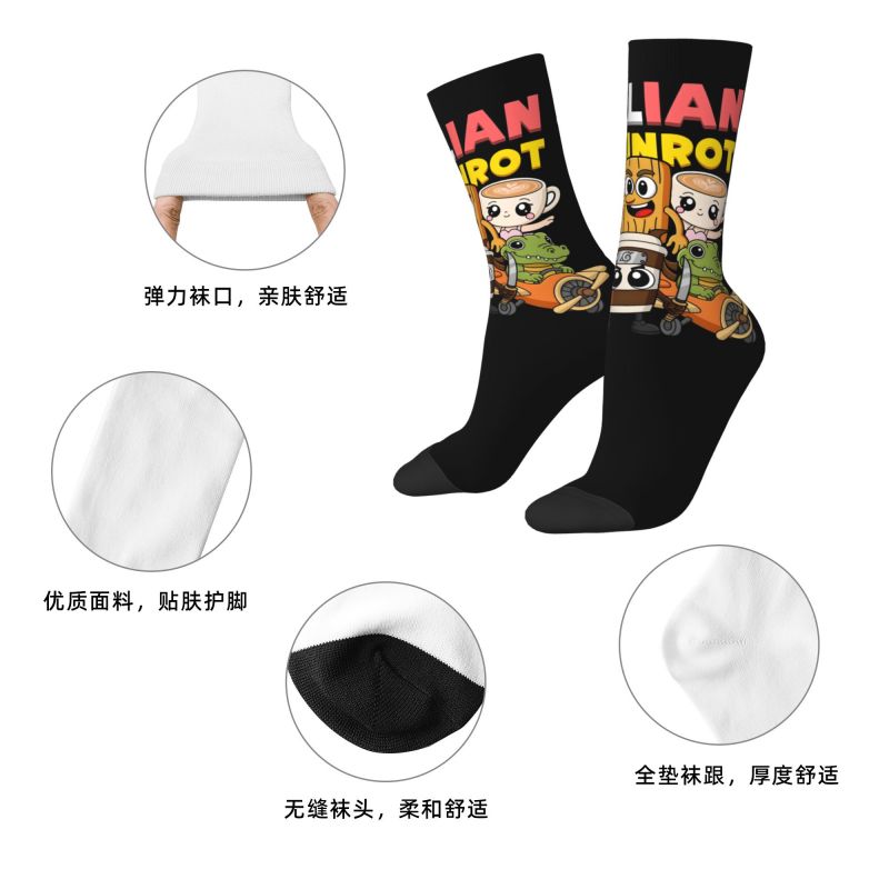 Custom Italian Brainrot Dress  - Dress Sock Men 评论和价格