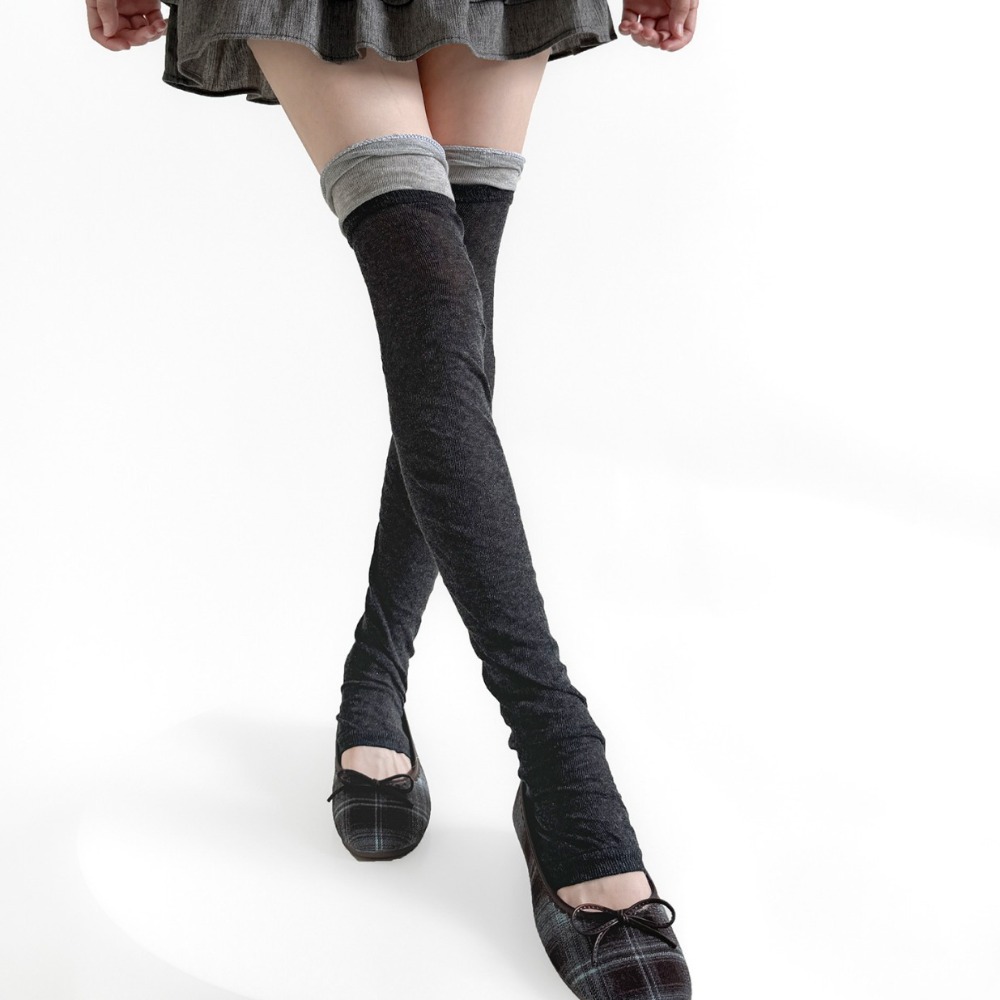 Cuffed Slouchy Stirrup Leg War - Boot Sock Slouchy 评论和价格